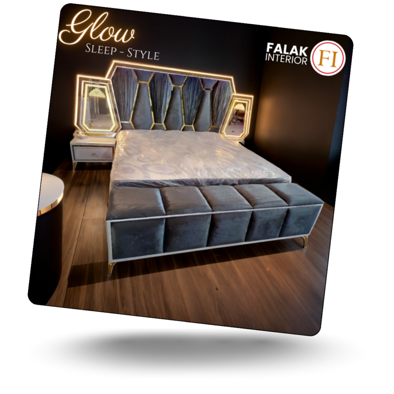 Bed Set With Built In Lifghts